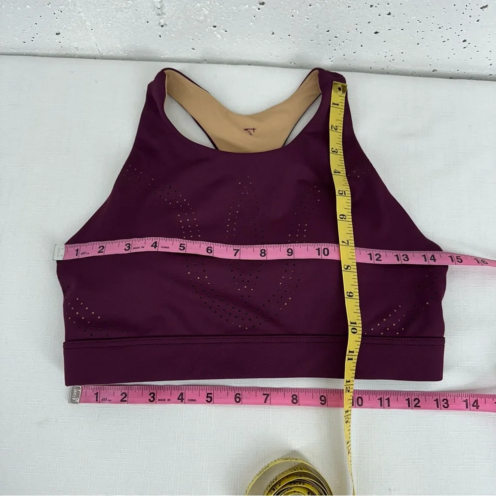 Buffbunny Women’s size Medium Maroon Spirts Bra